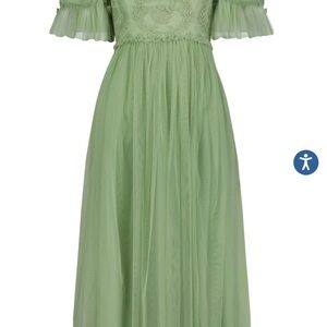 Jessakae green tulle dress